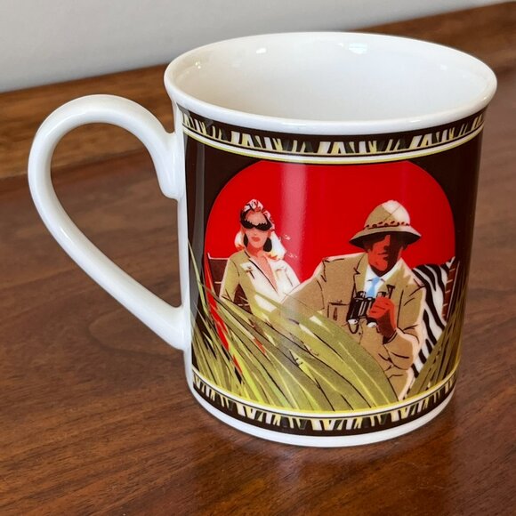 Villeroy & Boch Africa Mug Fine China Coffee Cup Safari Giraffe Double-Sided - Picture 3 of 10